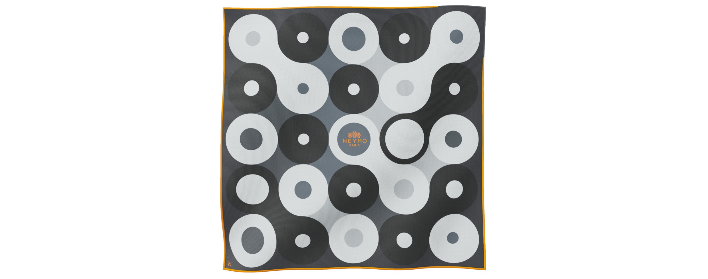 "Chaines de vélo" square 45 scarf