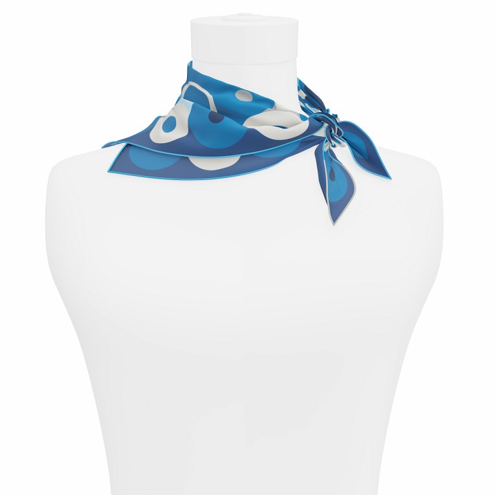 "Chaines de vélo" square 45 scarf
