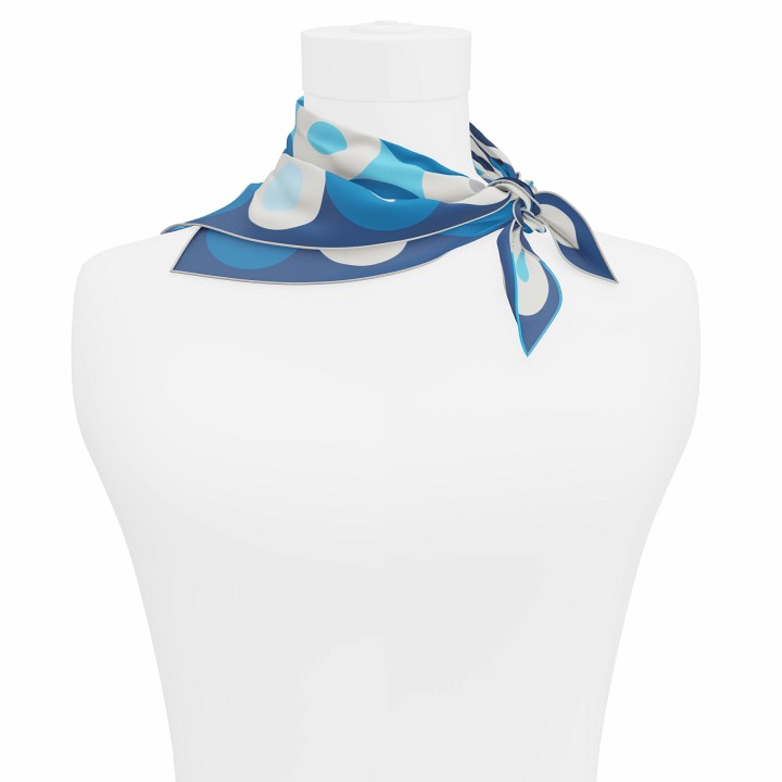 "Chaines de vélo" square 45 scarf