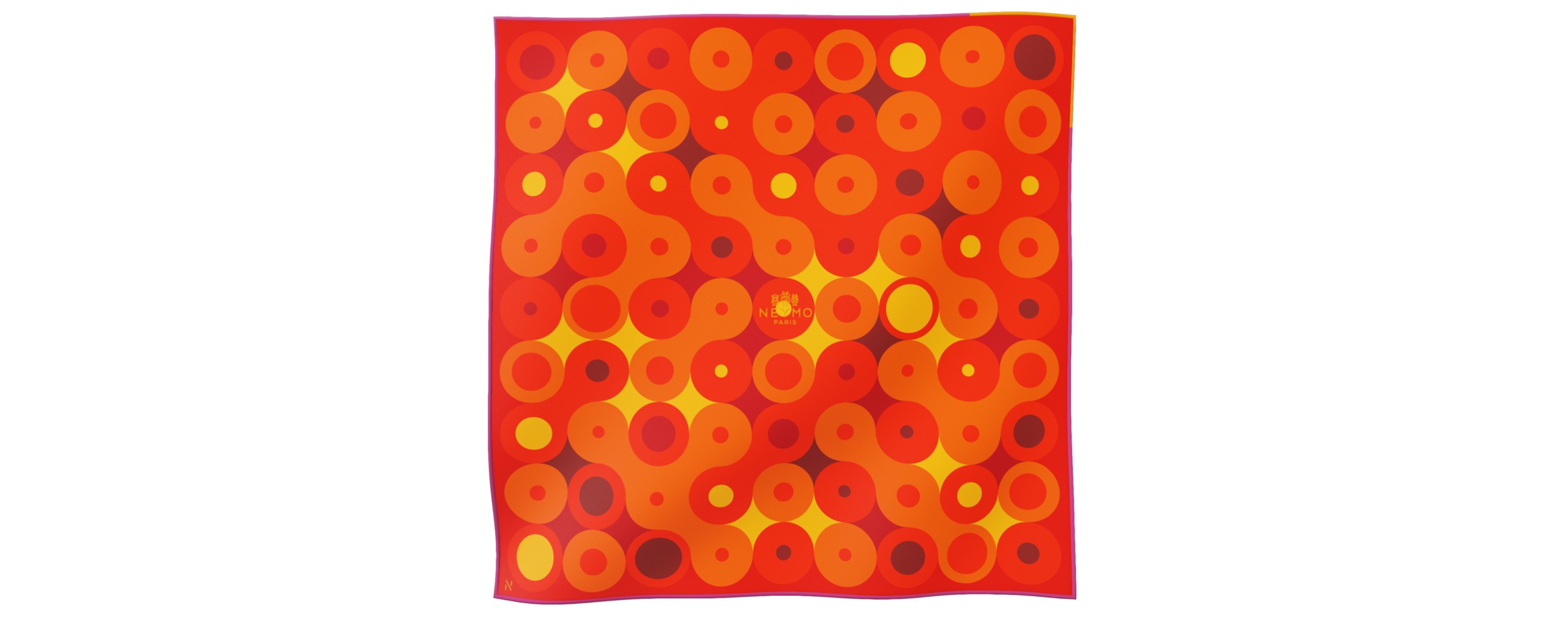 "Chaines de vélo" square 45 scarf