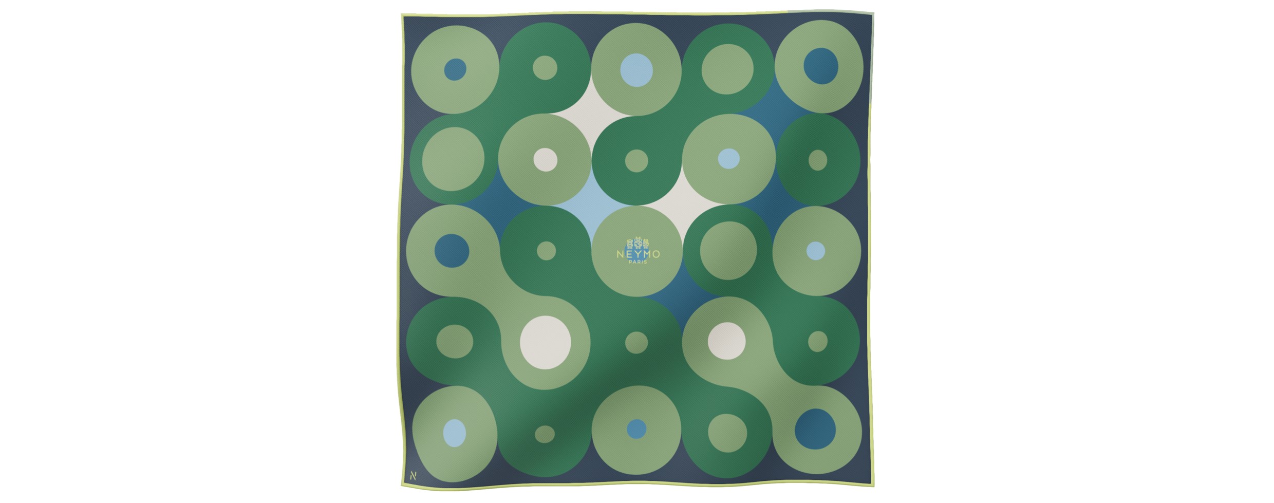 "Chaines de vélo" square 45 scarf