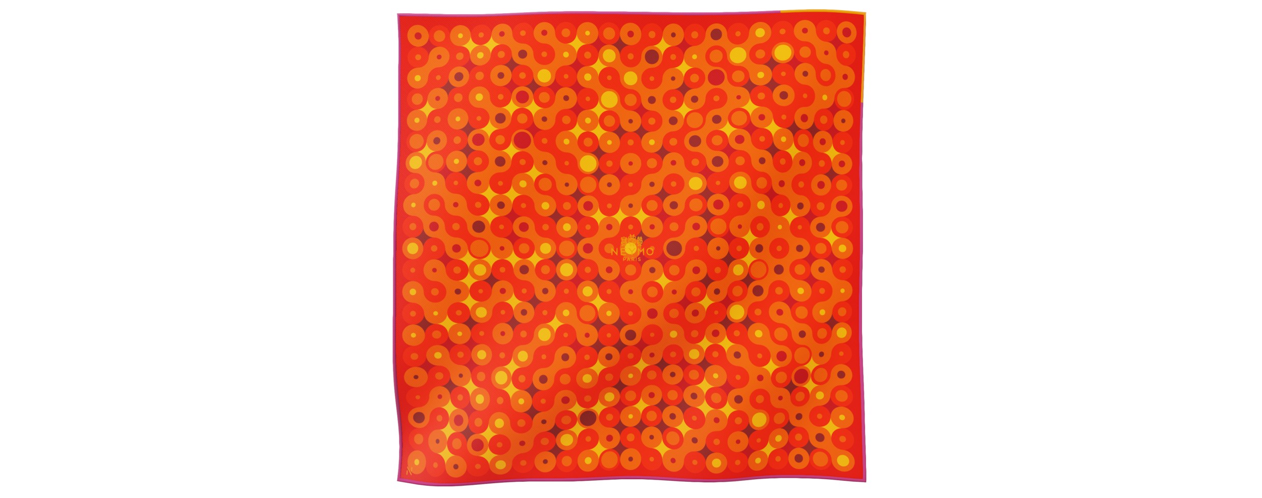 "Chaines de vélo" square 45 scarf