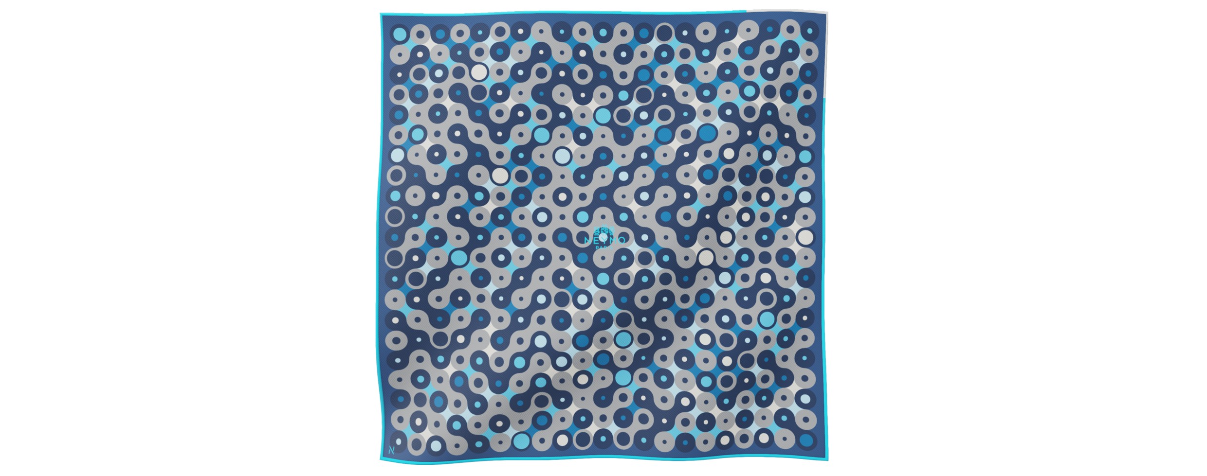 "Chaines de vélo" square 45 scarf