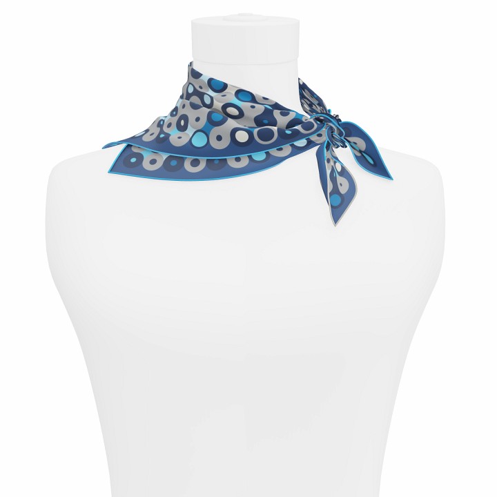 "Chaines de vélo" square 45 scarf