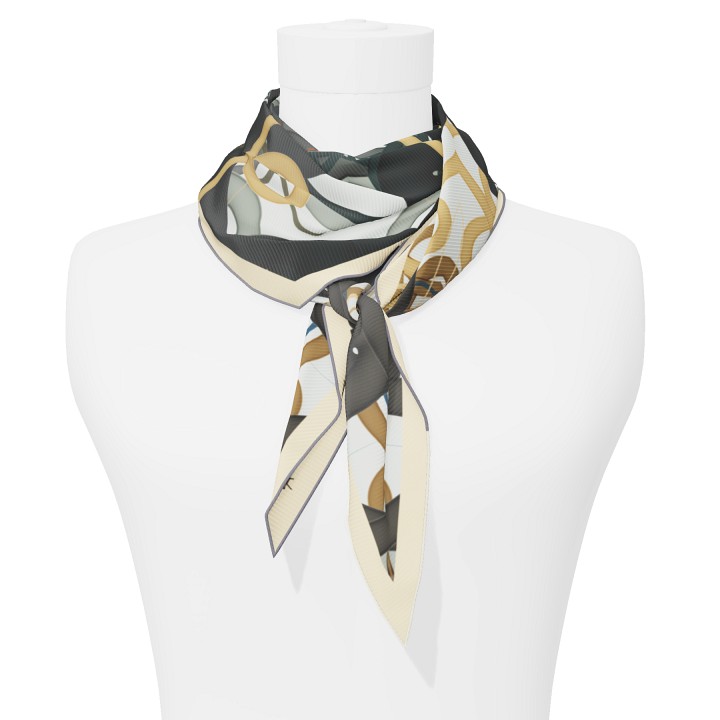 "Whiplash" arrow scarf