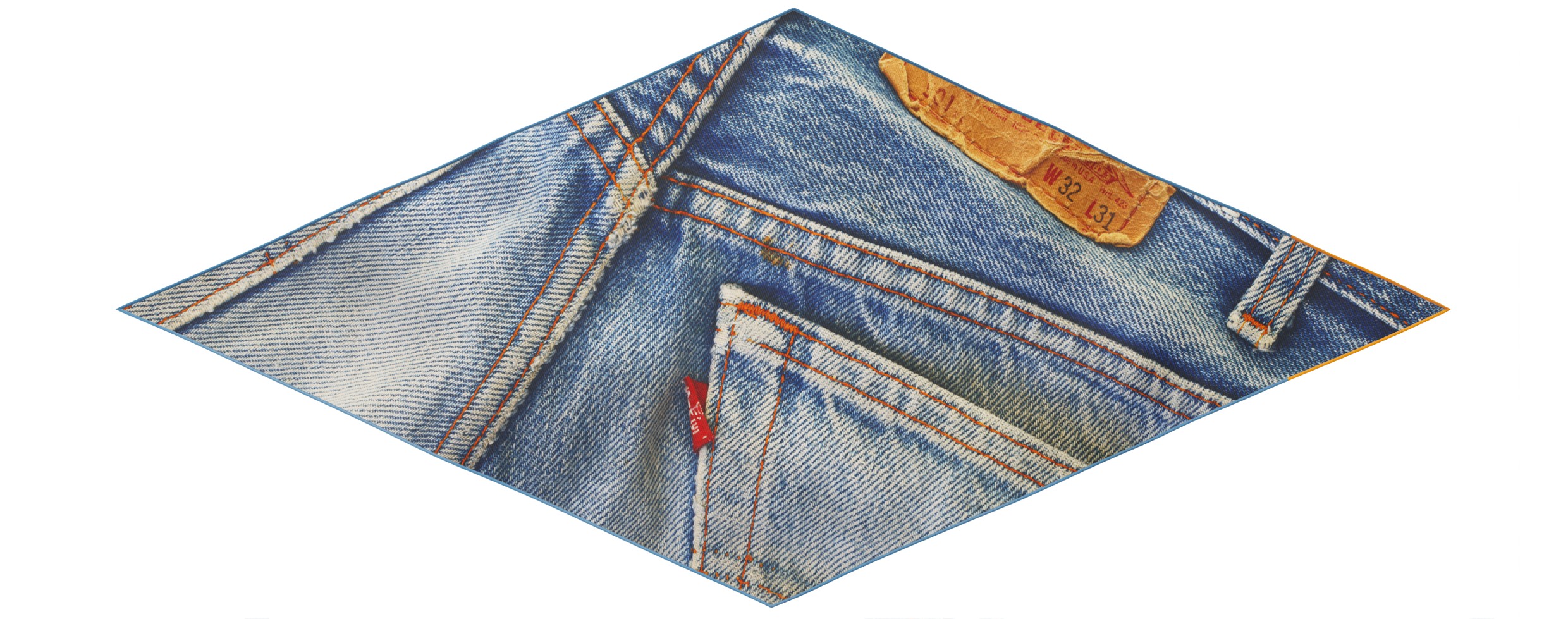 vintage denim sample arrow 140