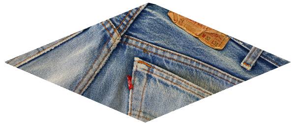 vintage denim sample arrow 140
