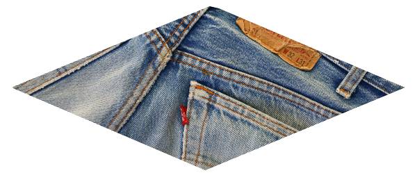 vintage denim sample dart 80