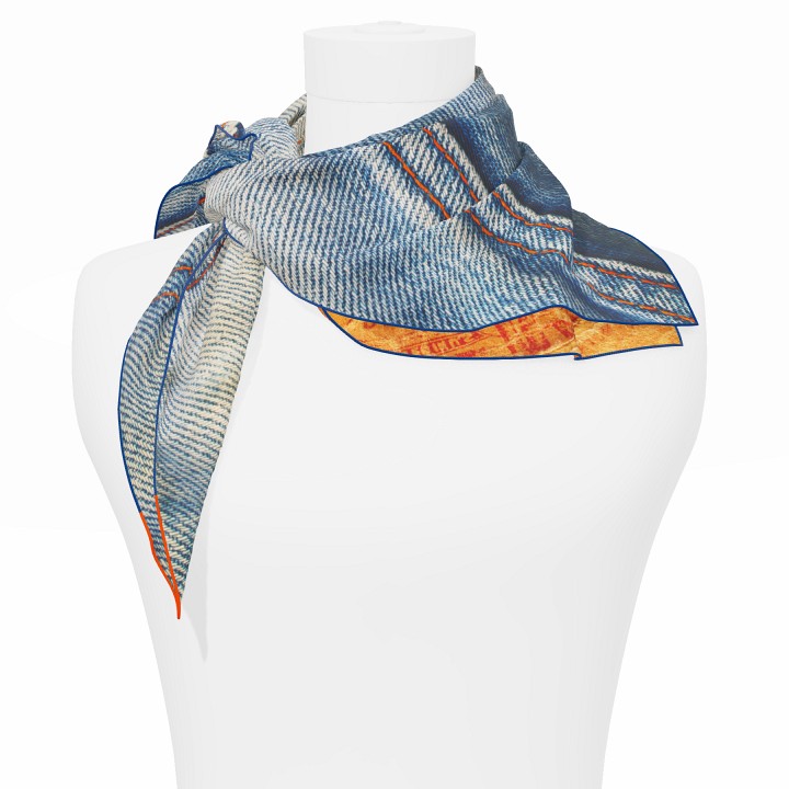 vintage denim sample square 70