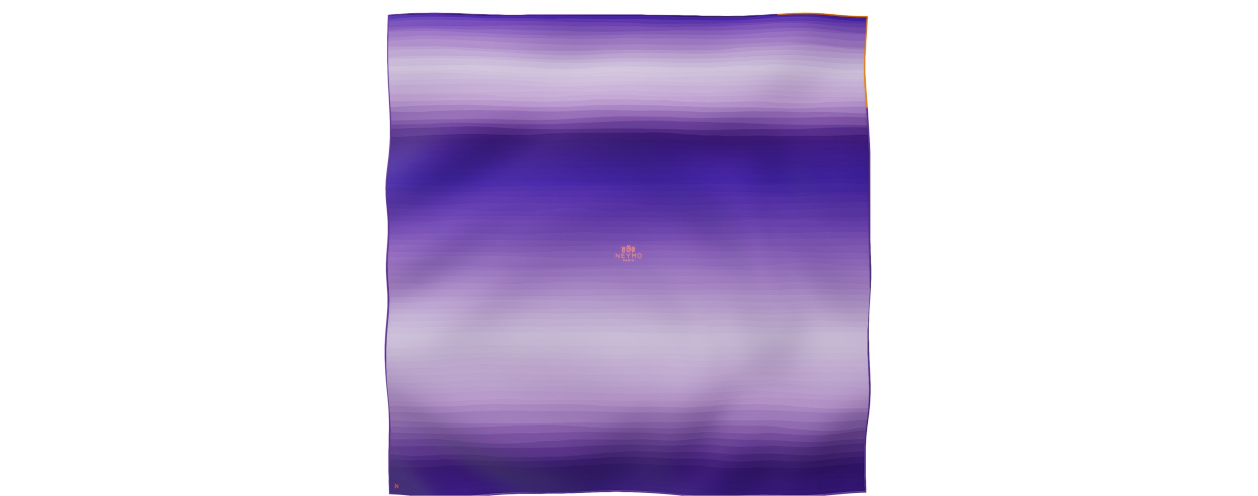 "Seasky" square 90 scarf